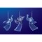 Icy Giftware Icy Crystal Angel Christmas Figurine Ornaments - 4.5" - 3ct